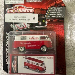 Majorette Vintage Deluxe Volkswagen T1 Majorette Red